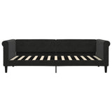 Vidaxl slaapbank 90x200 cm fluweel zwart