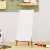 VidaXL Canvas-Tücher 12 Stk. Stoff und massives Kiefernholz weiß