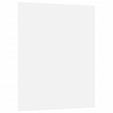VidaXL Canvas-Tücher 12 Stk. Stoff und massives Kiefernholz weiß