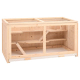 Vidaxx Hamsterkäfig 89,5x45x45 cm massives Kiefernholz