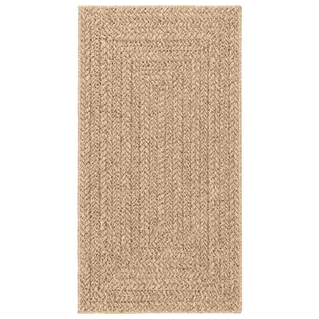 VidaXL-Teppich Zizur für drinnen und draußen, 80 x 150 cm, Jute-Optik
