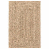 VidaXL Teppich Zizur drinnen und draußen 120x170 cm Juteoptik