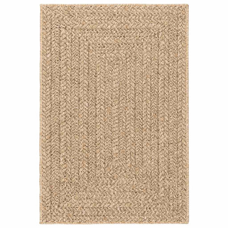 VidaXL-Teppich Zizur für drinnen und draußen, 140 x 200 cm, Jute-Optik