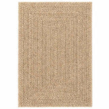 VidaXL-Teppich Zizur für drinnen und draußen, 160 x 230 cm, Jute-Optik