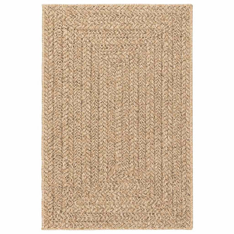 VidaXL-Teppich Zizur für drinnen und draußen, 200 x 290 cm, Jute-Optik