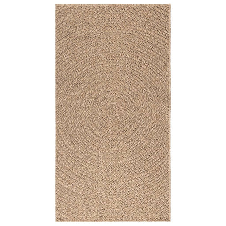 VidaXL-Teppich Zizur für drinnen und draußen, 80 x 150 cm, Jute-Optik