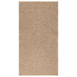 VidaXL-Teppich Zizur für drinnen und draußen, 80 x 150 cm, Jute-Optik