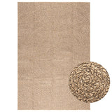 VidaXL-Teppich Zizur für drinnen und draußen, 140 x 200 cm, Jute-Optik
