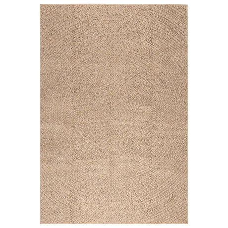VidaXL-Teppich Zizur für drinnen und draußen, 140 x 200 cm, Jute-Optik