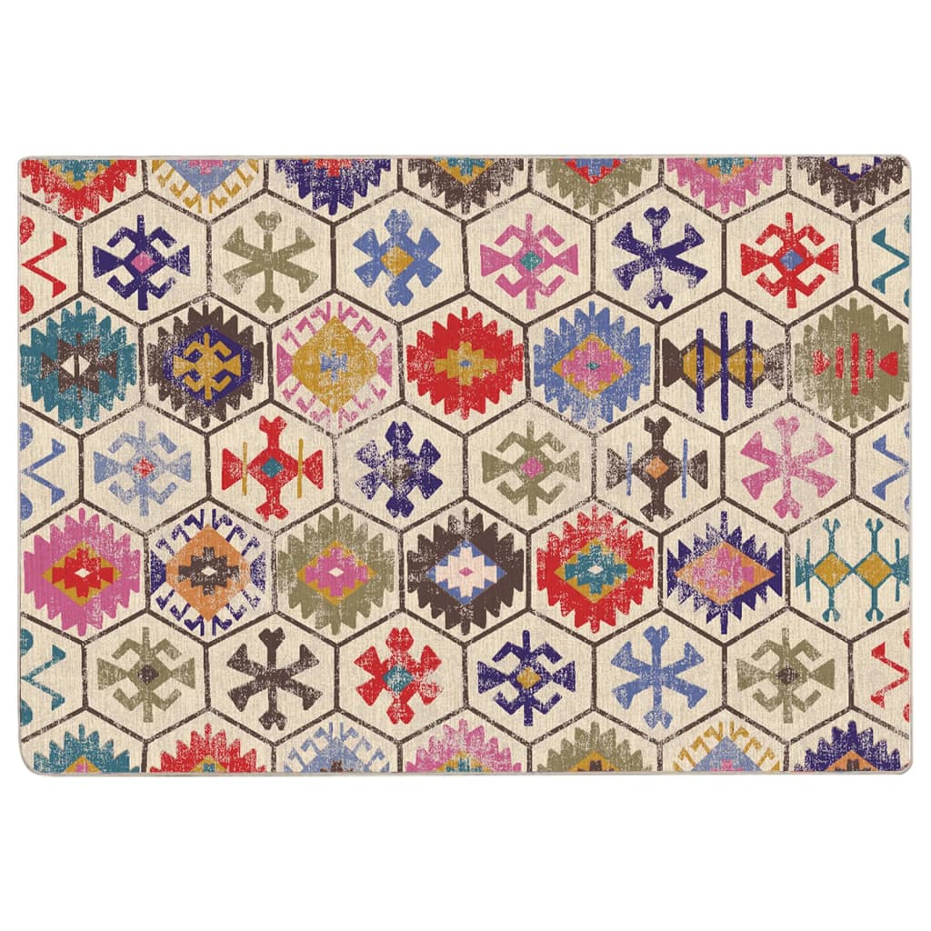 Vidaxx Teppich waschbar, rutschfest, 160 x 230 cm, mehrfarbig