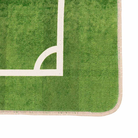 Vidaxx Kinderteppich Fußballplatz waschbar rutschfest 160x230 cm grün