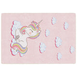 Vidaxx Kinderteppich Einhorn waschbar rutschfest 160x230 cm grün