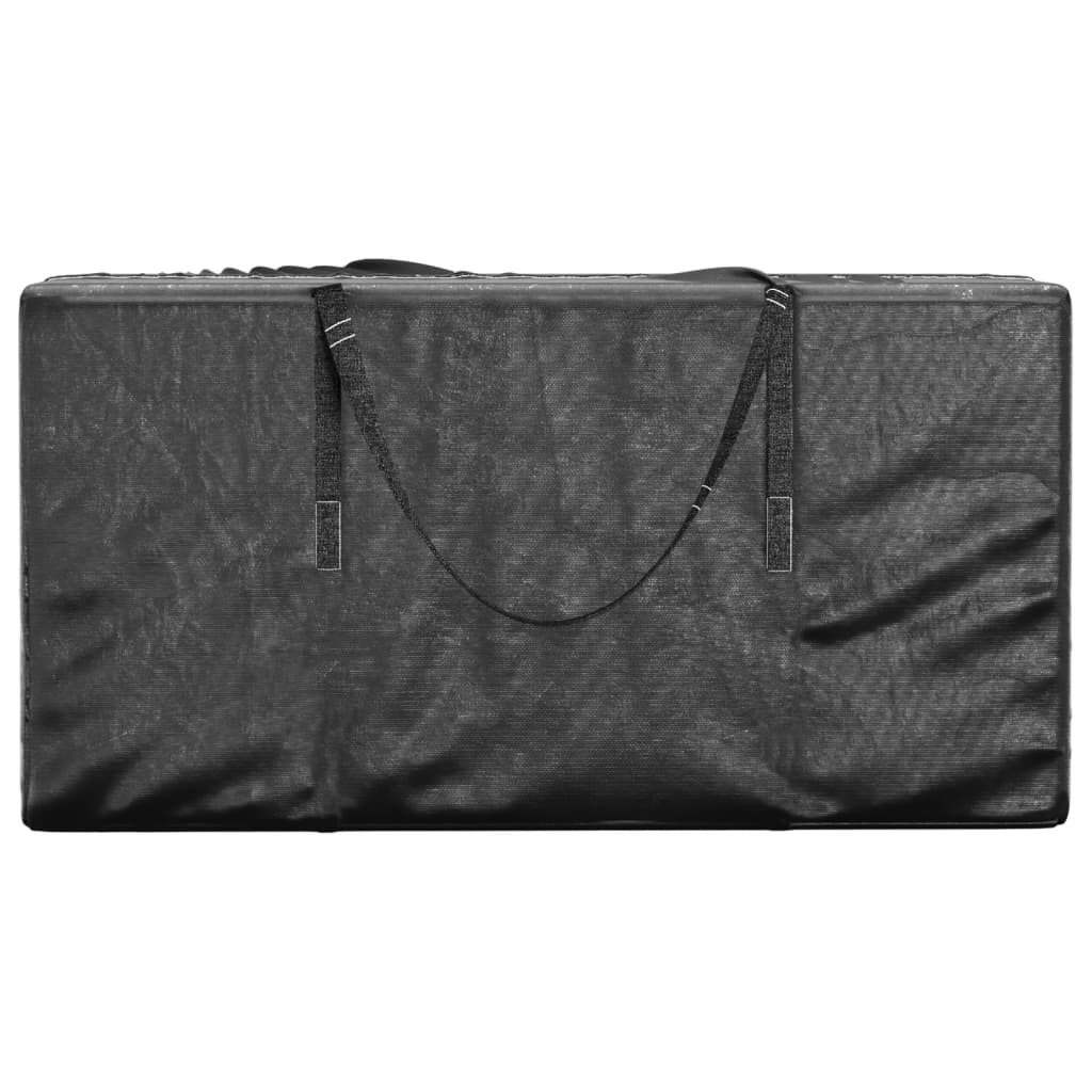 Vidaxl opbergtas voor kerstbomen 150x75x75 cm polyetheen zwart