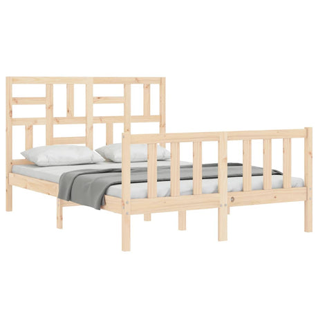 Vidaxl bedframe zonder matras massief grenenhout 140x200 cm