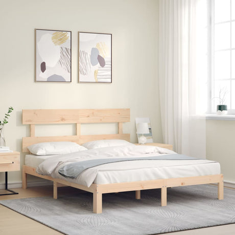 Vidaxl bedframe zonder matras massief grenenhout 160x200 cm