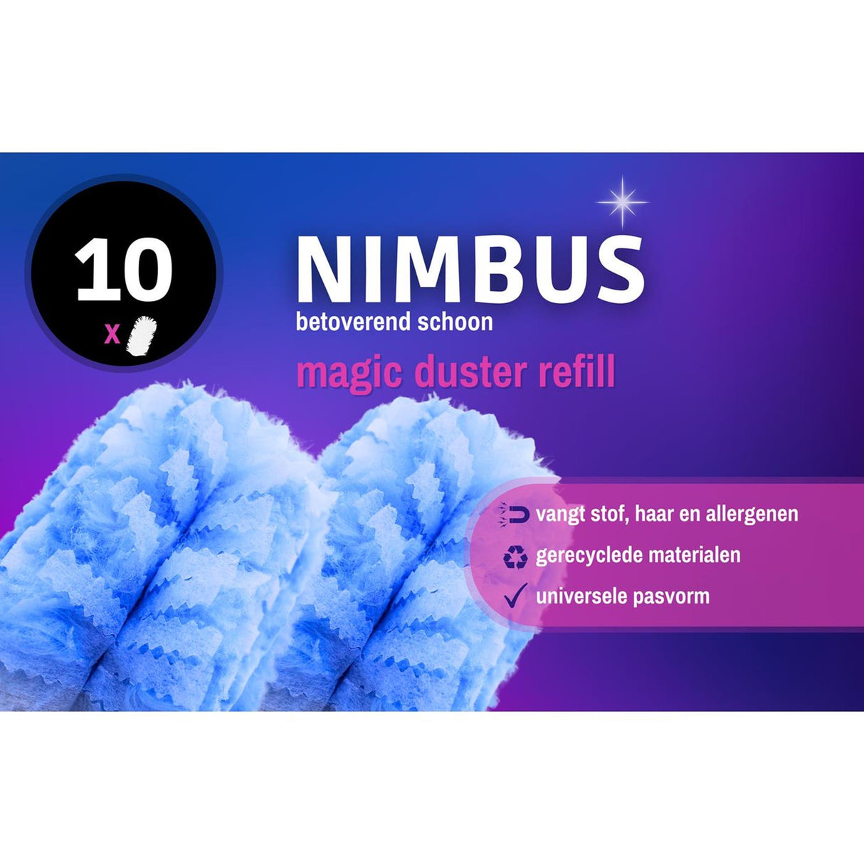Nimbus Magic Duster Nachfüllung 10 Stück | 4 Stück