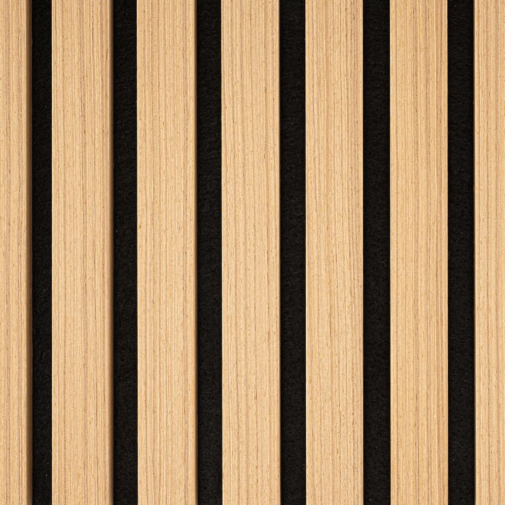 WallArt WallArt Akupanels 4 Stück Akustik-Eiche natur