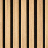 WallArt WallArt Akupanels 4 Stück Akustik-Eiche natur