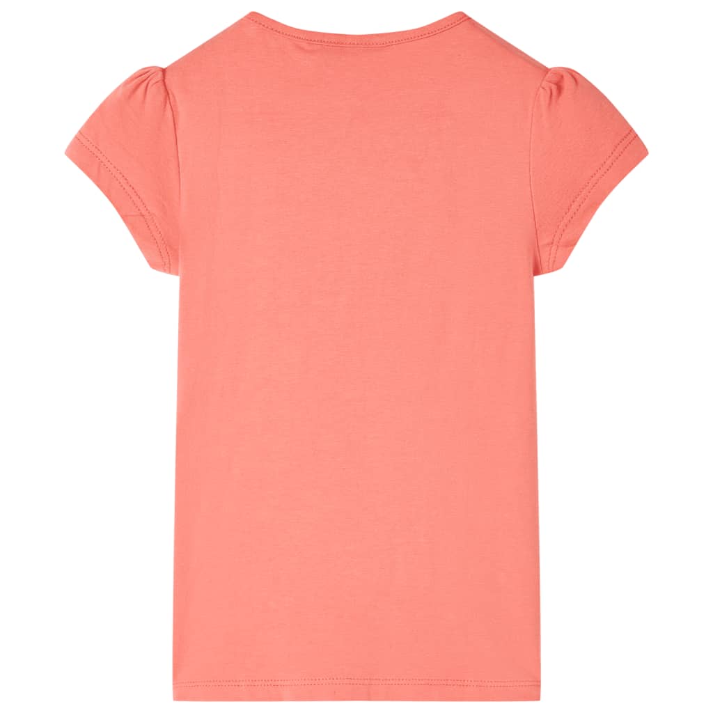 VidaXL Kindershirt 116 korallenfarben