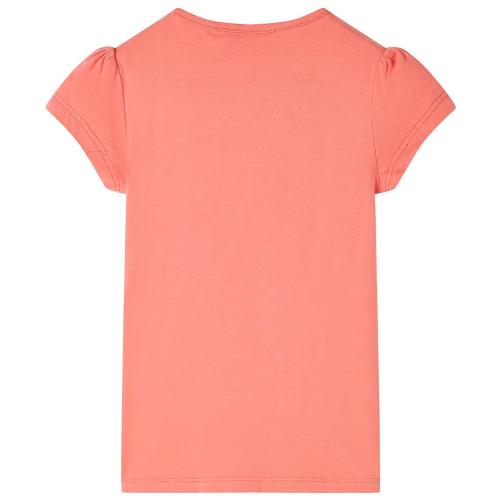 VidaXL Kindershirt 128 korallenfarben