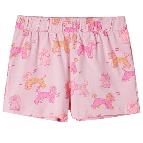 Vidaxl Kinderpyjama mit kurzen Ärmeln 128 Hellrosa