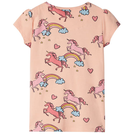 Vidaxl Kinderpyjama mit kurzen Ärmeln 116 Hellorange