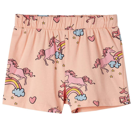 Vidaxl Kinderpyjama mit kurzen Ärmeln 140 Hellorange