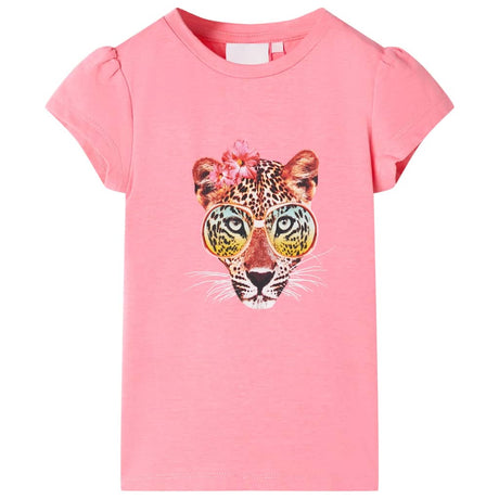 VidaXL Kindershirt 92 neonpink