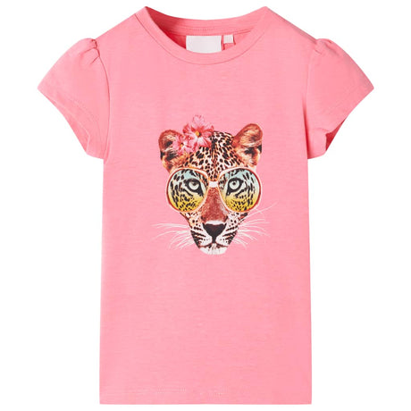 VidaXL Kindershirt 128 neonpink