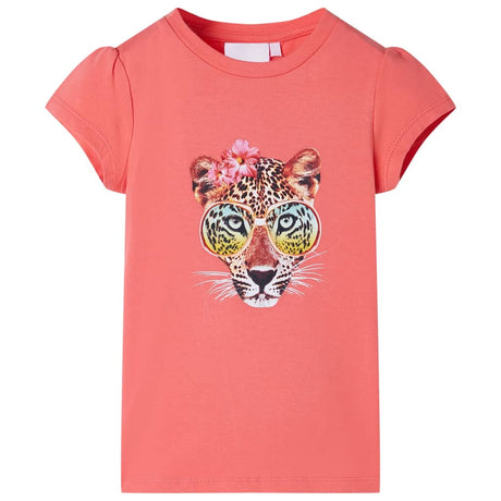 VidaXL Kindershirt 116 korallenfarben