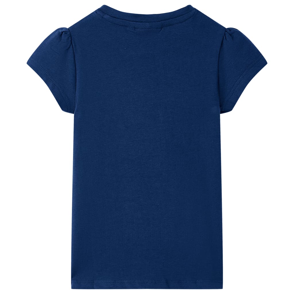 VidaXL Kinderhemd 92 Marineblau