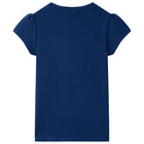 VidaXL Kinderhemd 92 Marineblau