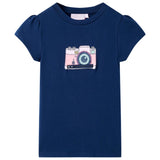 VidaXL Kinderhemd 116 Marineblau