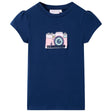 VidaXL Kinderhemd 116 Marineblau