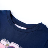 VidaXL Kinderhemd 116 Marineblau