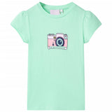 VidaXL Kindershirt 116 hellgrün