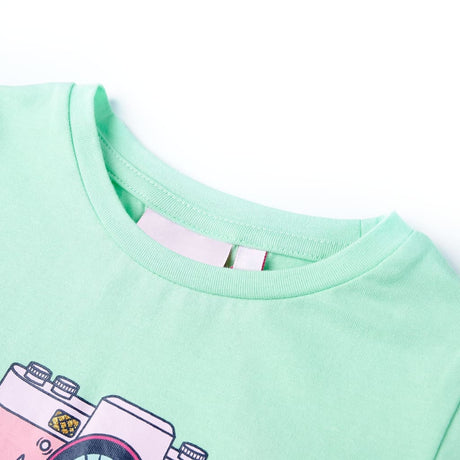 VidaXL Kindershirt 116 hellgrün
