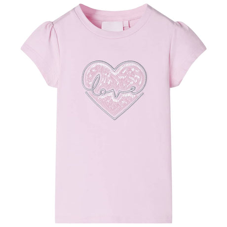 VidaXL Kindershirt 104 hellrosa
