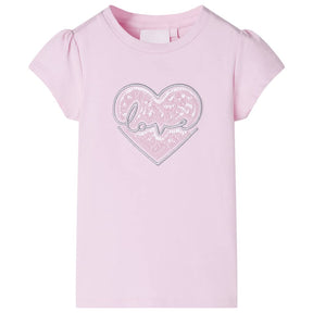 VidaXL Kindershirt 104 hellrosa