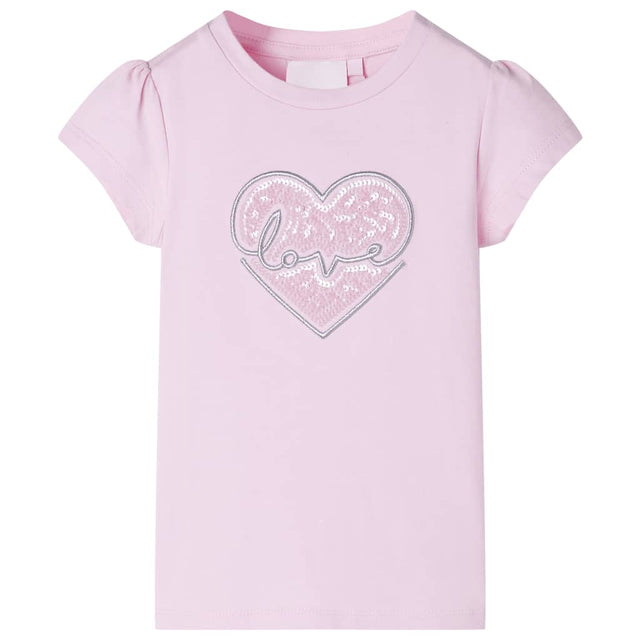 VidaXL Kindershirt 116 hellrosa