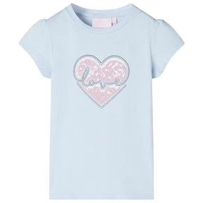 VidaXL Kindershirt 116 Hellblau
