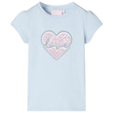 VidaXL Kindershirt 128 Hellblau