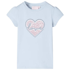 VidaXL Kindershirt 140 Hellblau