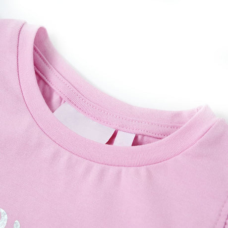 VidaXL Kindershirt mit Rüschen an den Ärmeln 104 Flieder