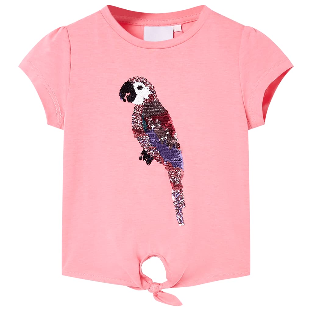 VidaXL Kindershirt 116 fluoreszierendes Rosa