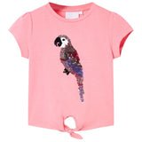VidaXL Kindershirt 140 fluoreszierendes Rosa