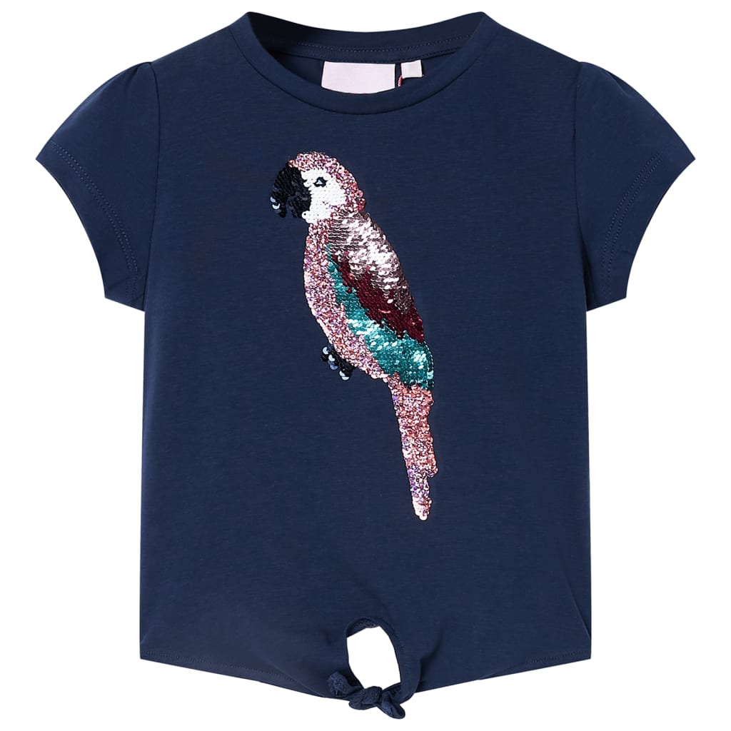 VidaXL Kinderhemd 104 Marineblau