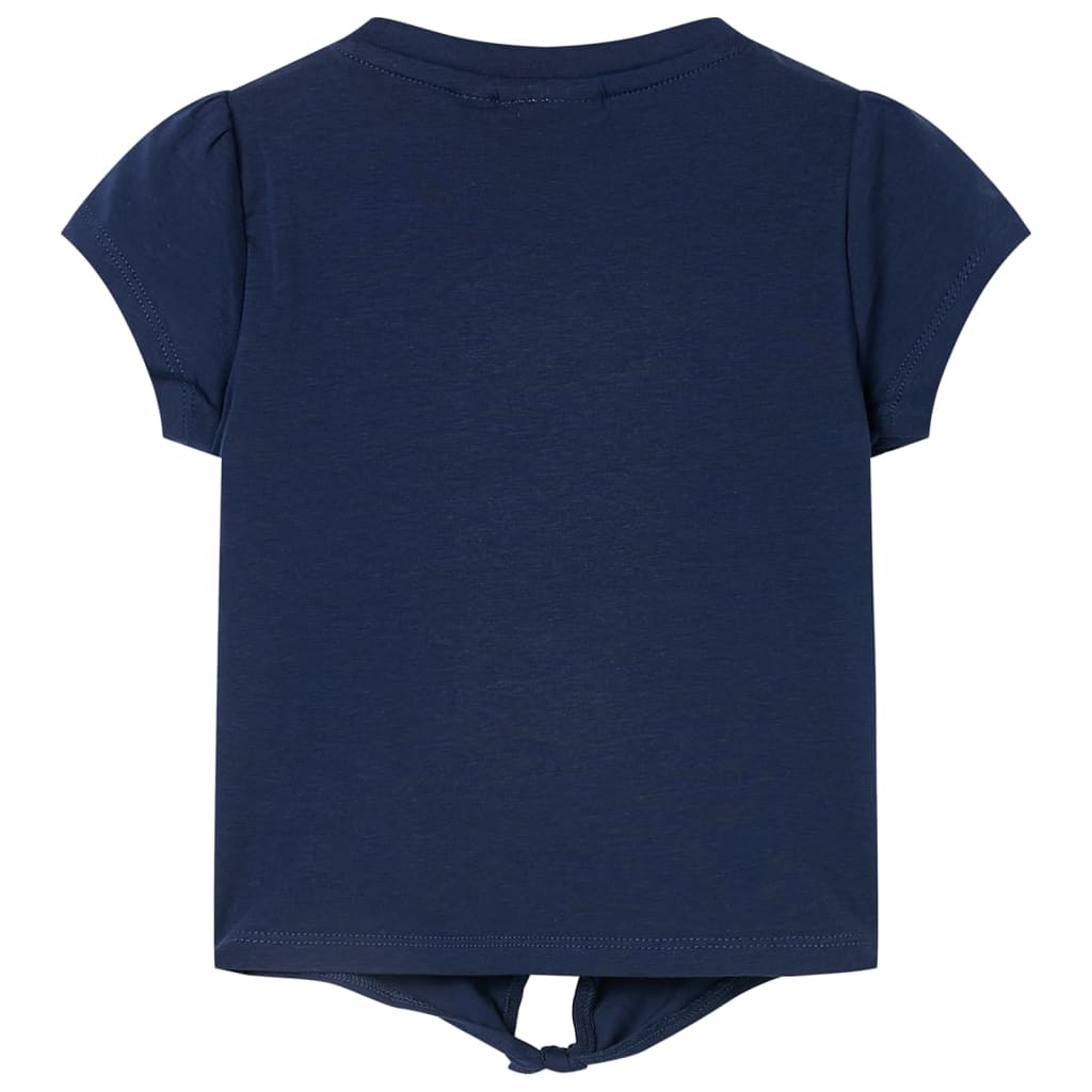 VidaXL Kinderhemd 128 Marineblau