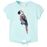 VidaXL Kindershirt 92 Hellseeblau
