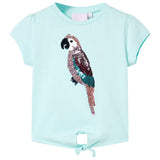 VidaXL Kindershirt 104 Hellseeblau